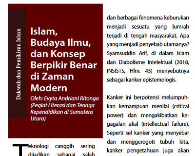 Tulisan di MATIN Edisi 2